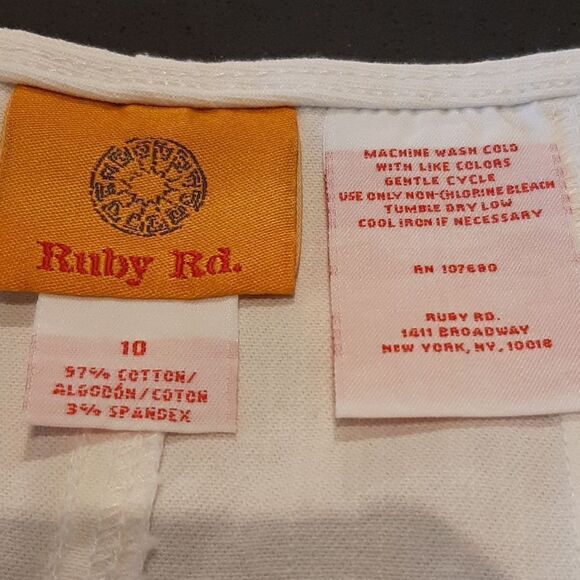 Ruby Rd White Calypso Skirt - Picture 4 of 9